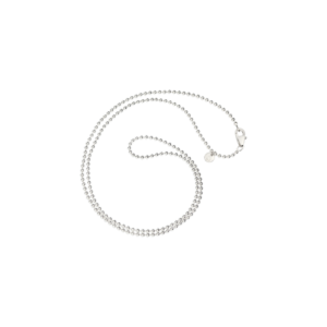 Collana Bollicine in argento con medaglietta Dodo in argento..