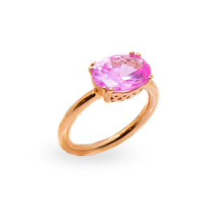 Anello Ovale Grande Rose de France
